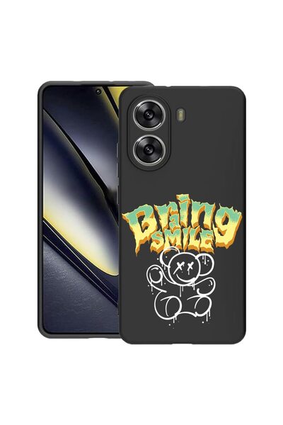 bestcase Husă pentru Poco X7 Pro 5G, Ursuleț de pluș zâmbitor, Silicon subțir...