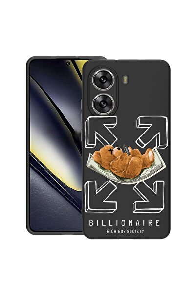 bestcase ¬Æ Husa Slim Silicon pentru Poco X7 Pro, Billionaire Bear, 1992025 B...