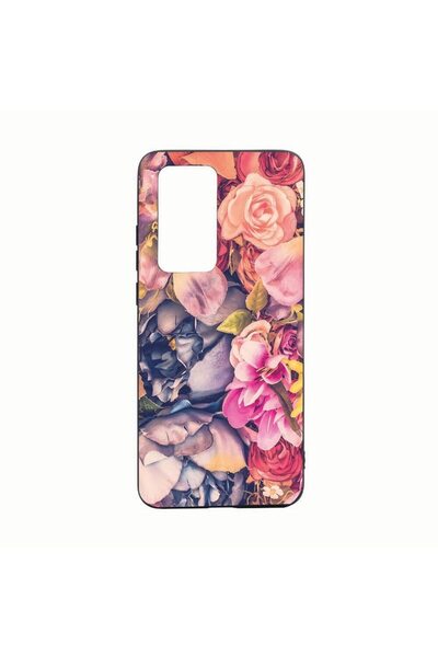 bestcase Husa Huawei P40, Floral, rezistenta la uzura, anti-alunecare, din si...