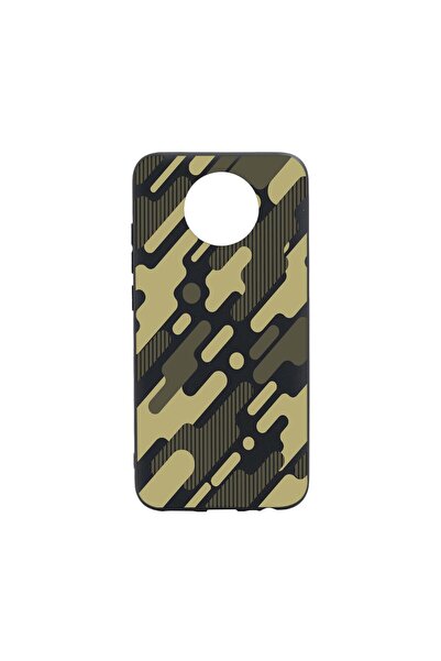 bestcase Θήκη σιλικόνης συμβατή με Nokia C20, Πράσινο Καμουφλάζ, ανθεκτική στ...