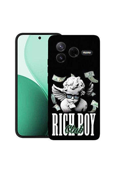 bestcase ¬Æ Husa TPU Ultra Slim Compatibil cu Poco F7 Pro, cu Design Rich Boy...
