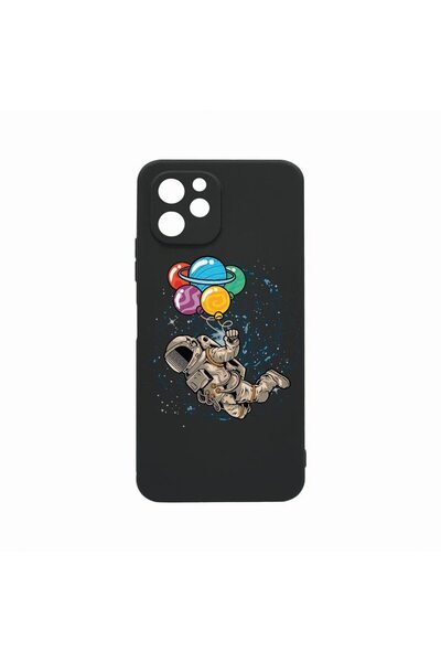 bestcase Θήκη, Συμβατή με Huawei nova Y61, Ευτυχισμένος Αστροναύτης, Ανθεκτικ...