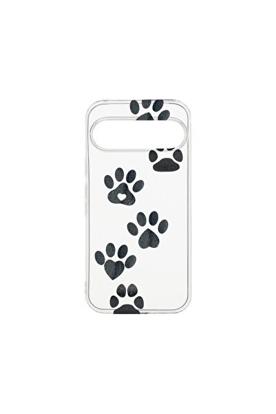 bestcase ¬Æ Husa Clear Silicon 2MM, Compatibila Cu Google Pixel 9 Pro, Dog Pa...