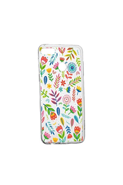 bestcase Θήκη σιλικόνης συμβατή με Huawei Y6 Prime 2018, Χαρούμενα Λουλούδια,...