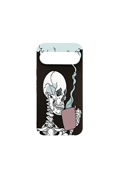 bestcase Husa pentru Google Pixel 9 Pro, BestCase¬Æ Slim SIlicon 0.8MM, Skull...