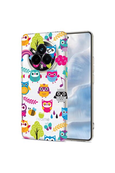 bestcase Husa pentru Realme 14 Pro 5G, BestCase¬Æ Clear Silicon 2MM, Owl, Ant...
