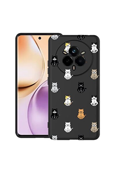 bestcase Husă pentru Realme 14 Pro Plus 5G, Model cu pisici, Silicon subțire ...