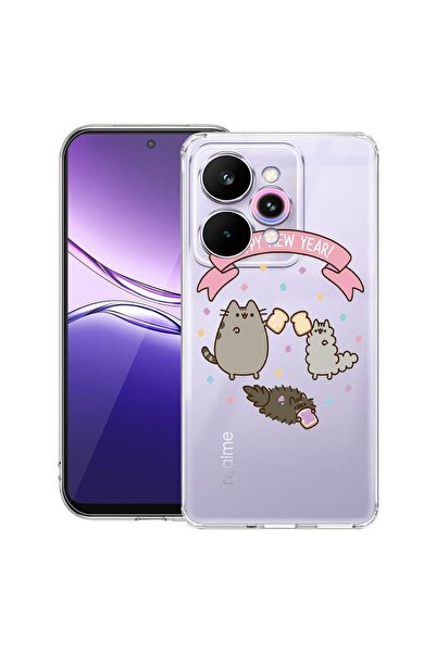 bestcase ¬Æ Husa Clear Slim Silicon Compatibila cu Realme 15 / 15 Pro, Happy ...
