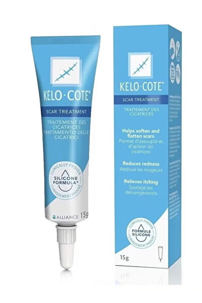Kelo-Cote كريم جل السيليكون للندوب القديمة والجديدة، علاج لإصلاح البشرة، 15 جرام