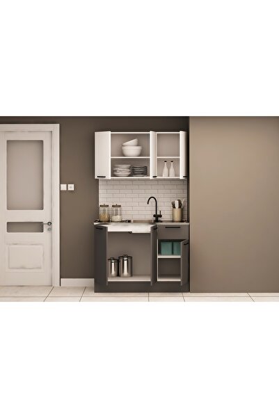 Vivense DANİ MİNİ HAZIR MUTFAK DOLABI, EVYELİ, 120 CM