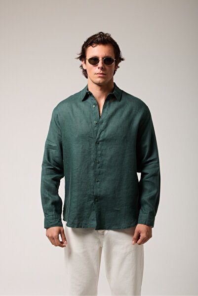 2512 Clothing قميص كتان عادي