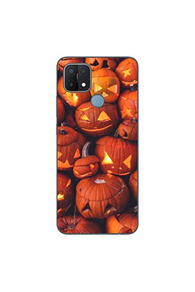 OEM Husa compatibila cu Oppo A15 si A15s Silicon Gel Tpu Model Halloween Dovl...