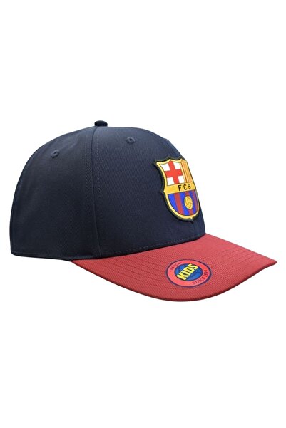 FC BARCELONA Șapcă ESTADIUM FUCSIA JUNIOR, bleumarin, reglabilă