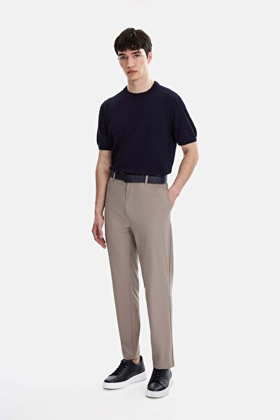 Back And Bond Normal Bel Normal Paça Comfort Fit Bej Erkek Pantolon BPN340550...