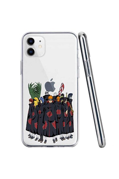 OEM Husa compatibila cu Apple iPhone 11 Silicon Transparenta Model Naruto Aka...