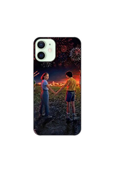 OEM Husa compatibila cu Apple iPhone 12 Mini Silicon Gel Tpu Model Stranger T...