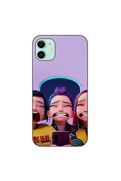 OEM Husa compatibila cu Apple iPhone 11 Silicon Gel Tpu Model KPop Demon Hunt...