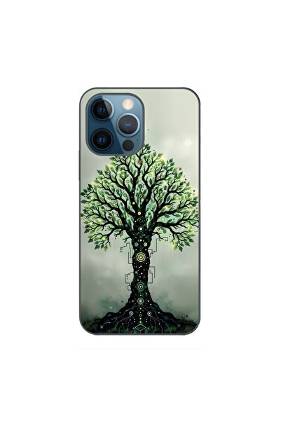 OEM Husa compatibila cu Apple iPhone 12 Pro Silicon Gel Tpu Model Mystical Tree