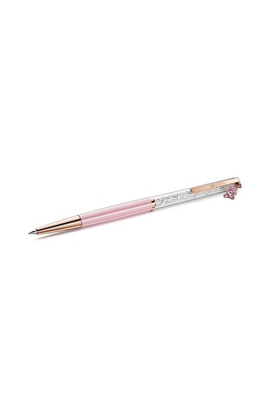 Swarovski Crystalline Tükenmez Kalem, Ayıcık, Pembe, Pembe lakeli, pembe altı...