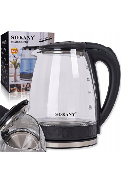 Other SOKANY Glass Electric Kettle 2L 1500W LED