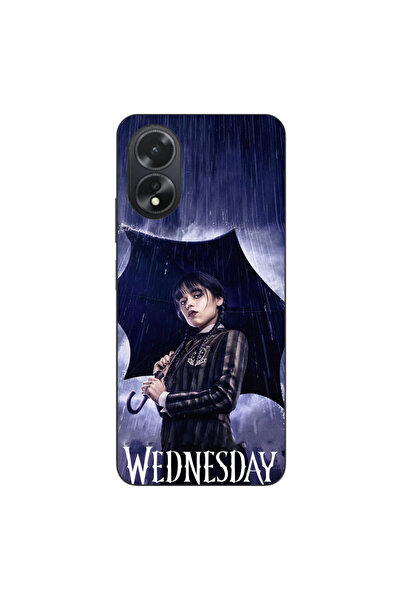 OEM Husa compatibila cu Oppo A18 4G Silicon Gel Tpu Model Wednesday Umbrella
