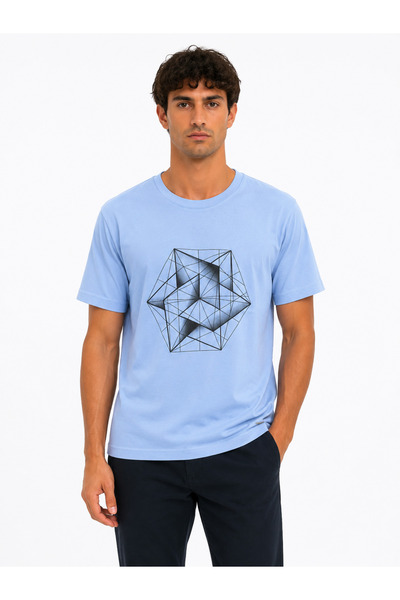 Walker London 100% Cotton 60/2 Mercerized Fabric Men's T-Shirt