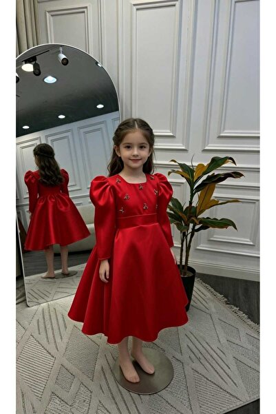 Marllow Girls' Dress with Long Sleeves Is Very Beautiful