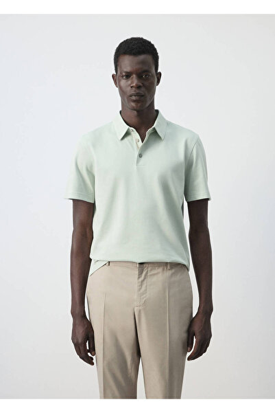 MANGO Man Slim fit pamuklu pike polo gömlek