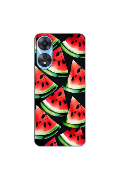 OEM Husa compatibila cu Oppo A78 4G (CPH2565) Silicon Gel Tpu Model Watermelo...