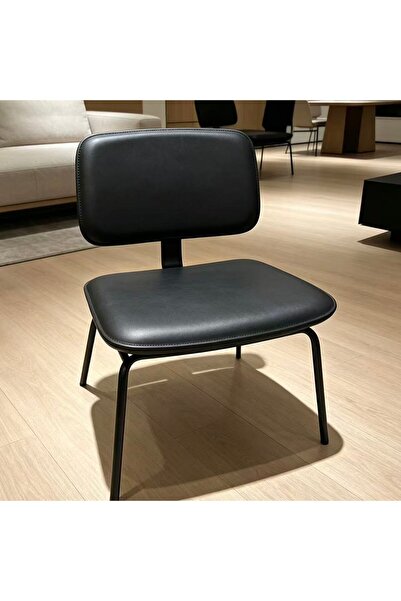 Bleco Minimalist Iron Upholstered Household Dining Chair