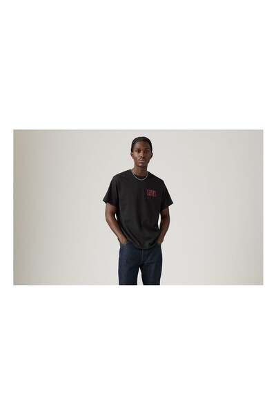 Levi's Relaxed Fit Ssnl Serif Logo2 Siyah Erkek T-Shirt