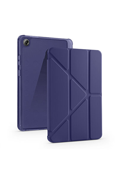 UnDePlus Lenovo Tab One 8.7 TB-305FU / Tab K9 TB-305ZU Kılıf Kalem Bölmeli Tr...
