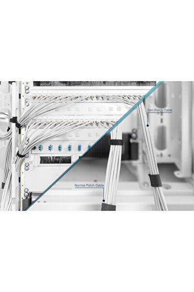 Digitus Cablu patch CAT 6A U/FTP Subțire 1m gri