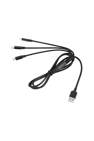 Rebel Cablu USB Comp USB-A - USB-C 1 m Roșu (RB-6005-100-B)