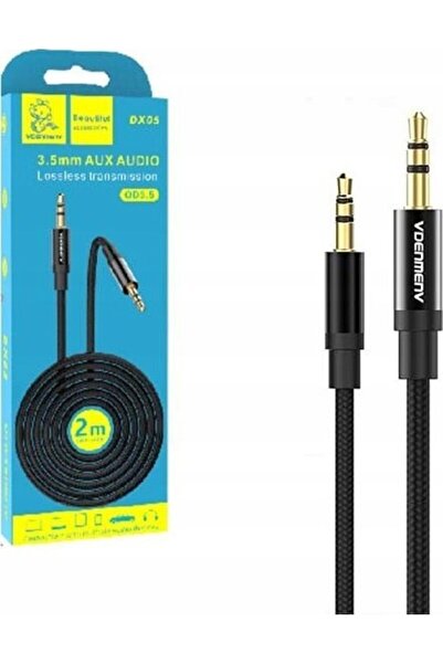 QED Kabel Jack 3.5mm - Jack 3.5mm 2m czarny (32182)