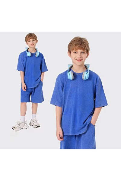 NIGRUM PARDUS New Season Solid Color Crewneck 100% Cotton Boy's T-Shirt Short...