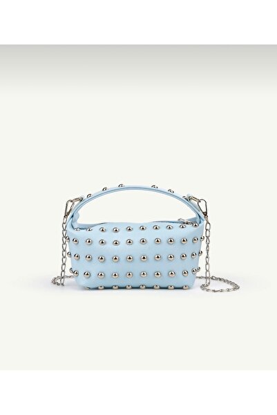 Mybag Koçak Bag Women's Studded Chain Detailed Hand Shoulder Bag