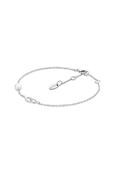 MANAVA Bratara argint cu perla naturala - Infinity Pearl