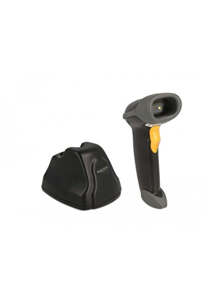 DELOCK Scanner de coduri de bare 2,4 GHz 1D și 2D cu stație de încărcare