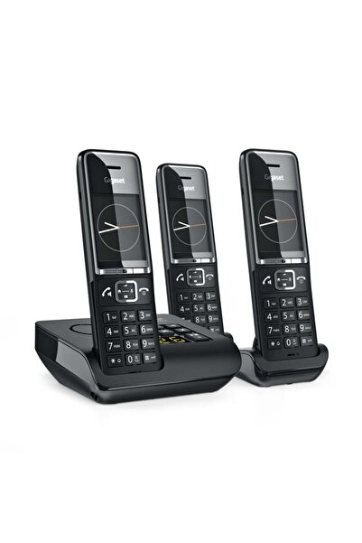 GIGASET COMFORT 550A trio negru/crom