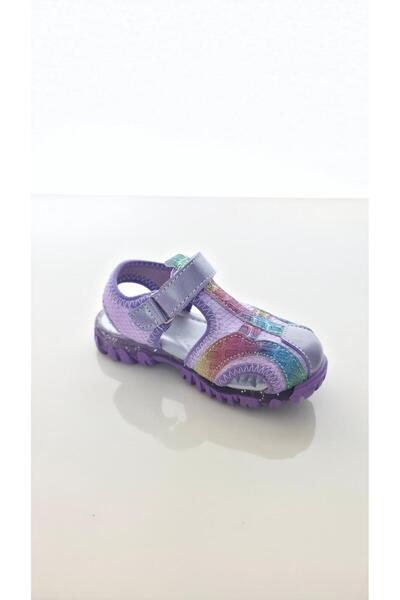 NeSe Shoes Girl's Lilac Rainbow Sandals, Orthopedic, New Season