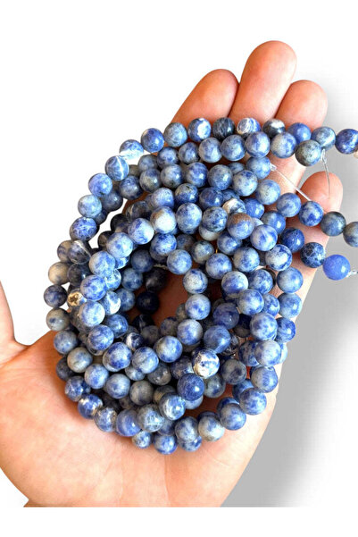 Bozhi Bead Set Sodalite Natural Stone 8mm - Natural Stone Beads Sodalite