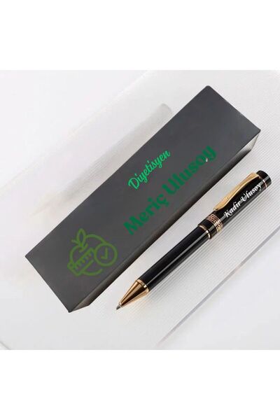 gifttime Boxed Ballpoint Pen with Name Printed on It - Special for Dietitians...