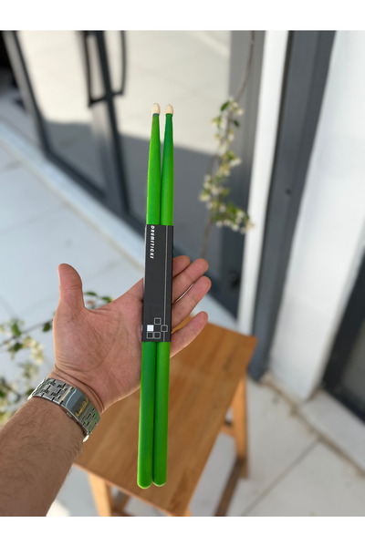 NOTA MÜZİK Cuba Percs 5A Renkli Davul Bageti - Yüksek Dayanıklılık, Kaymaz Öz...