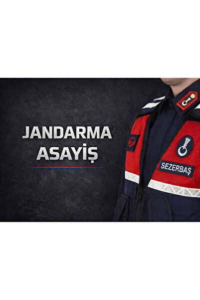 ÇUKUROVA ÜTÜ İsimlik 10cm x 2.5cm Nakışlı, Jandarma Asayiş Yelek İçin Peç Arma