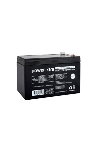 PİLSAN 12 volt 7 amper akü (Uyumlu Power-xtra Kaliteli yüksek performanslı akü)