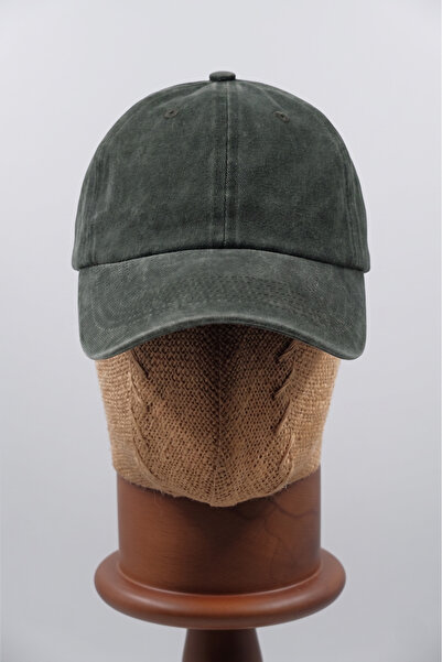 Silkensoul Unisex Washed Vintage Dark Green Baseball Cap - Vintage Sports Cap