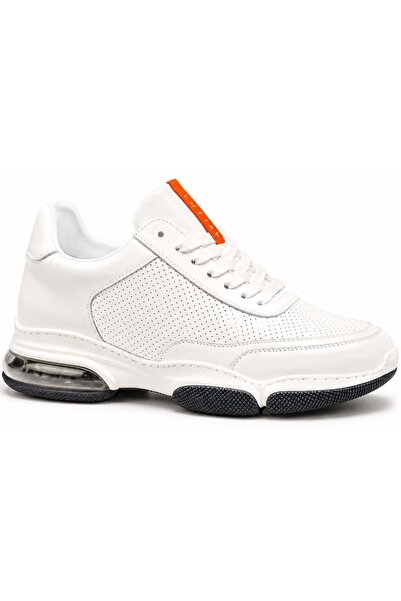 Lufian 111230301 Luke Sneaker Men's Leather Shoes White
