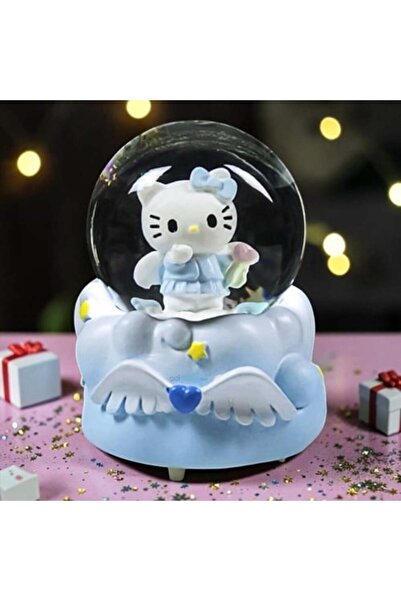 Gift Cloud Kar Küresi Hello Kitty Mini Işıklı