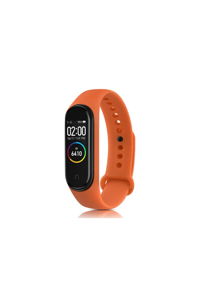 OSKA GLOBAL حزام Mi Band 4 الكلاسيكي - برتقالي